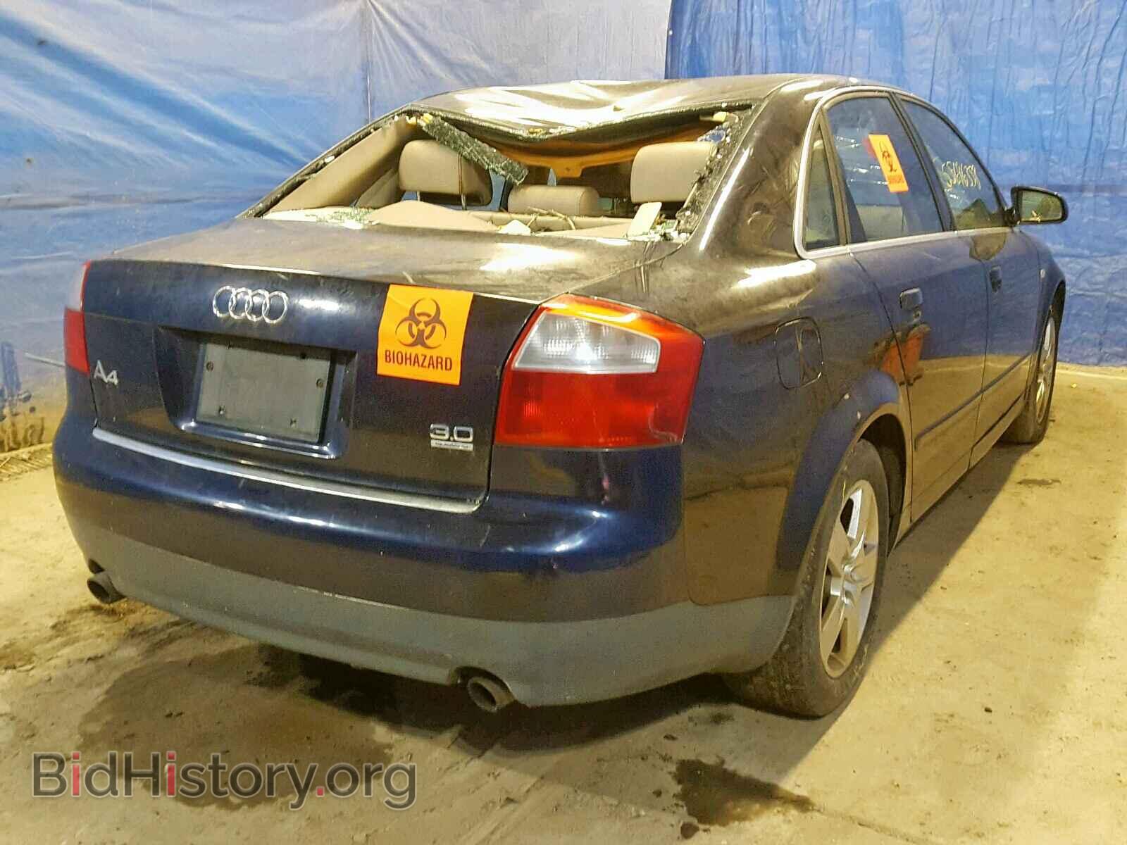2002 AUDI A4 - VIN: WAULT68E02A171350 - Фото 4