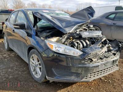 2016 Ford FOCUS Focus SE, черный — VIN 1FADP3F25GL336331, Copart