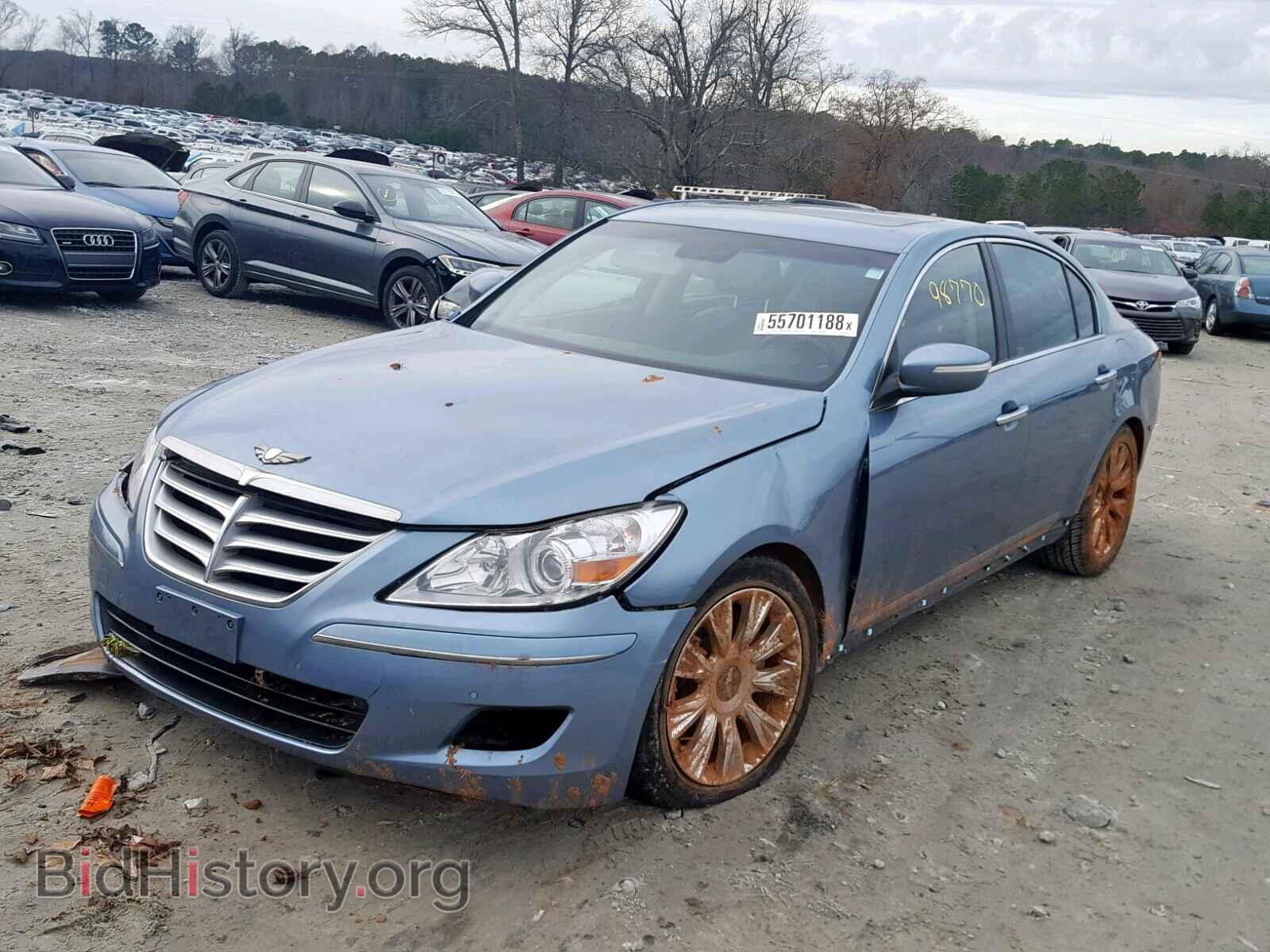 2009 HYUNDAI GENESIS - VIN: KMHGC46E89U024452 - Фото 2