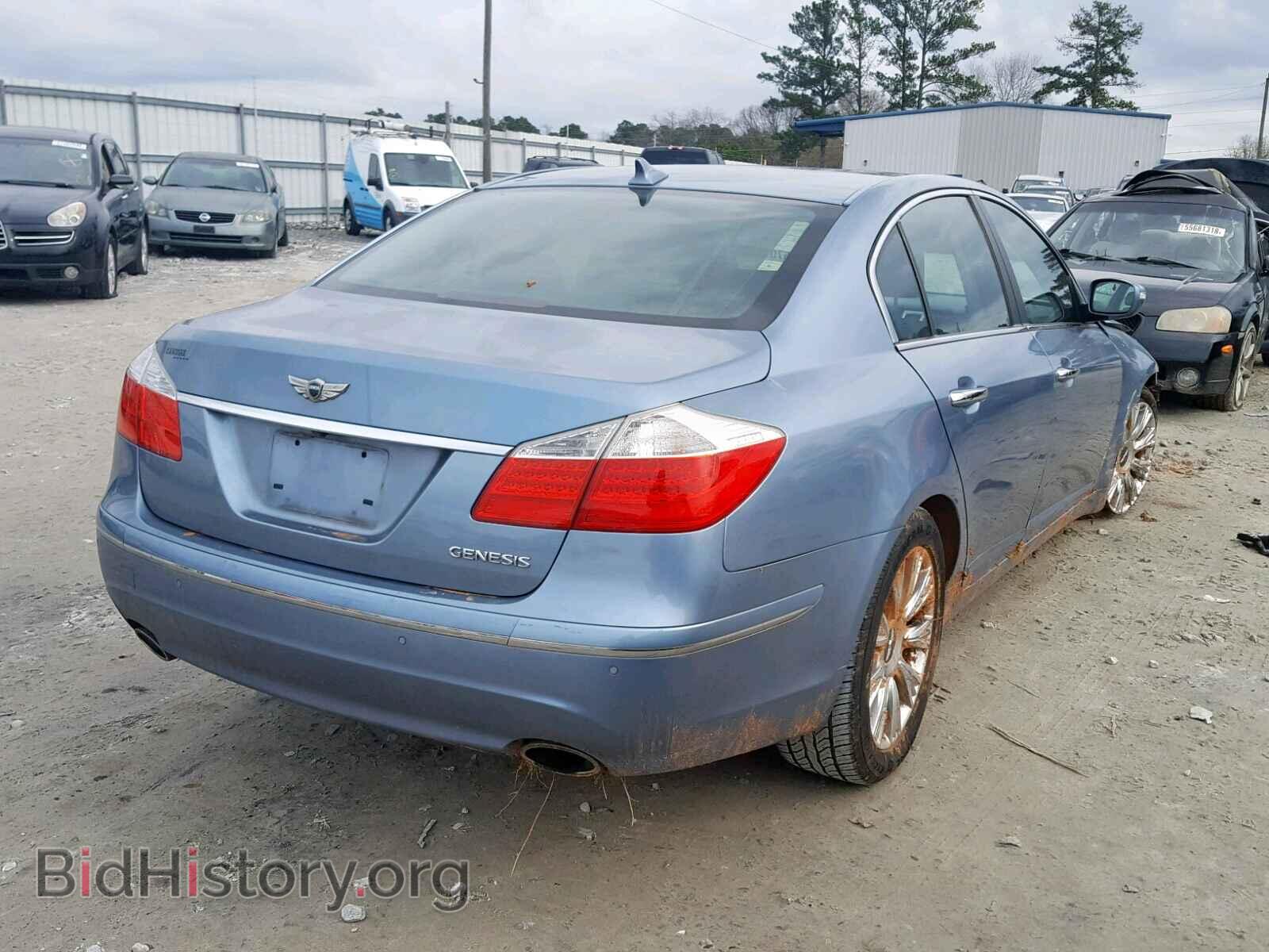 2009 HYUNDAI GENESIS - VIN: KMHGC46E89U024452 - Фото 4