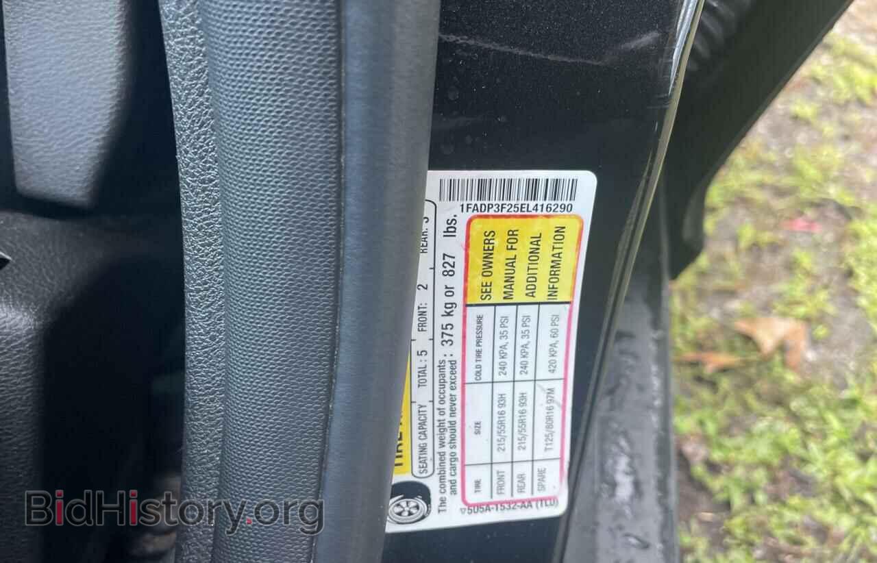 2014 FORD FOCUS - VIN: 1FADP3F25EL416290 - Фото 10