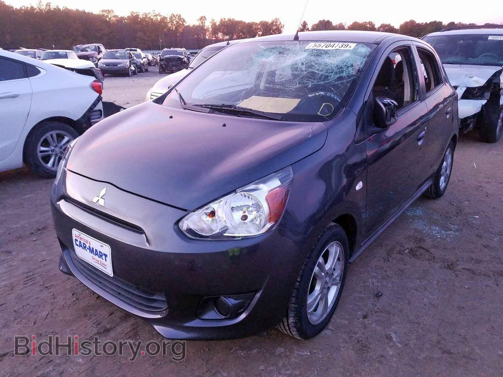 2014 MITSUBISHI MIRAGE - VIN: ML32A3HJ4EH009137 - Фото 2