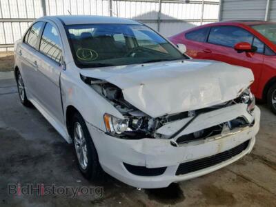 2014 Mitsubishi LANCER Lancer ES/, white — VIN JA32U2FU2EU015634, Copart
