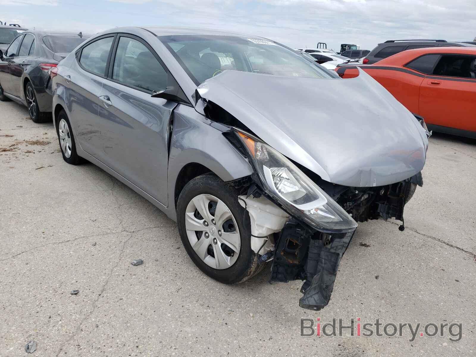 Photo 5NPDH4AE0GH714221 - HYUNDAI ELANTRA 2016