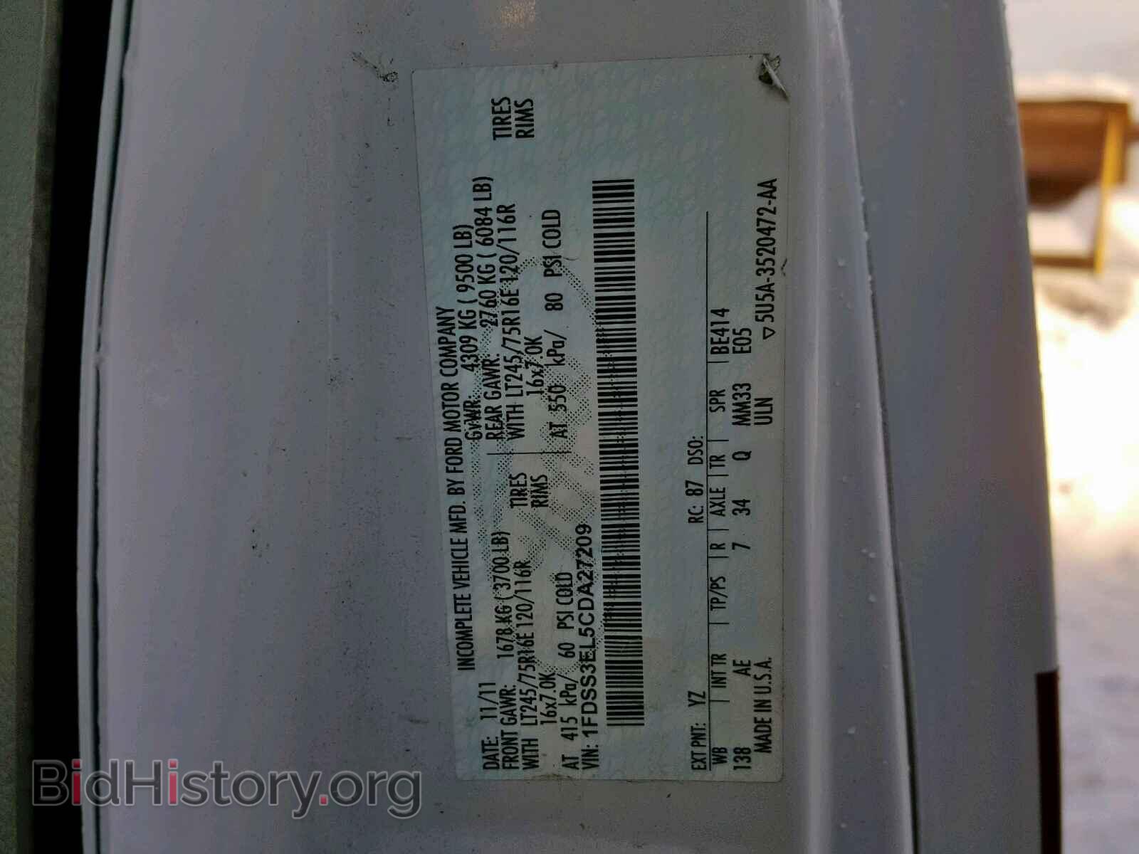 2012 FORD ECONOLINE - VIN: 1FDSS3EL5CDA27209 - Photo 10