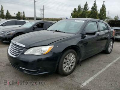 2013 Chrysler 200 LX, black — VIN 1C3CCBAG6DN737745, Copart