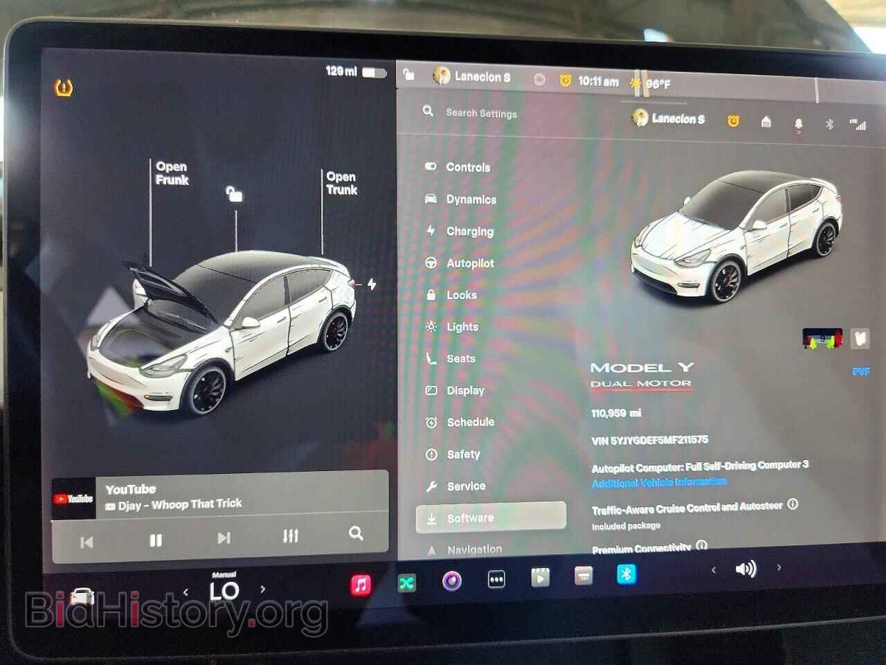 2021 TESLA MODEL Y - VIN: 5YJYGDEF5MF211575 - Фото 9
