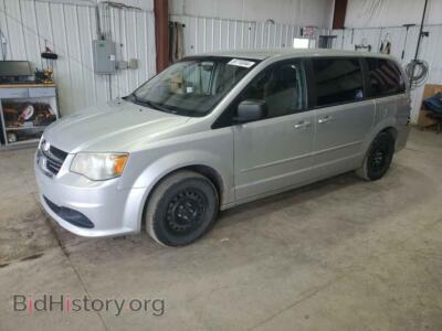 2012 Dodge CARAVAN SE, серебристый — VIN 2C4RDGBG8CR256783, Copart