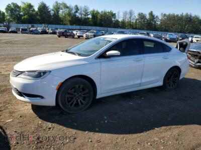 2015 Chrysler 200 Limited, белый — VIN 1C3CCCAB3FN709236, Copart