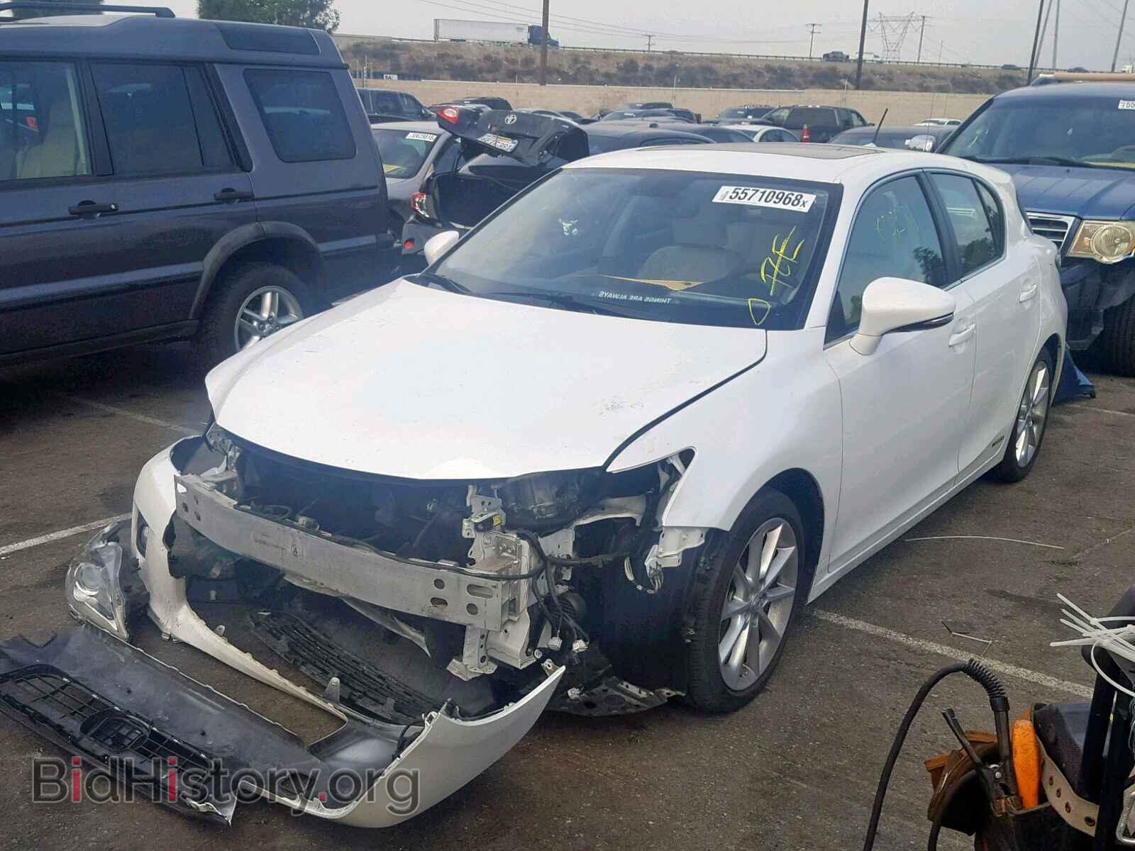 2013 LEXUS CT 200 - VIN: JTHKD5BH6D2126563 - Фото 2