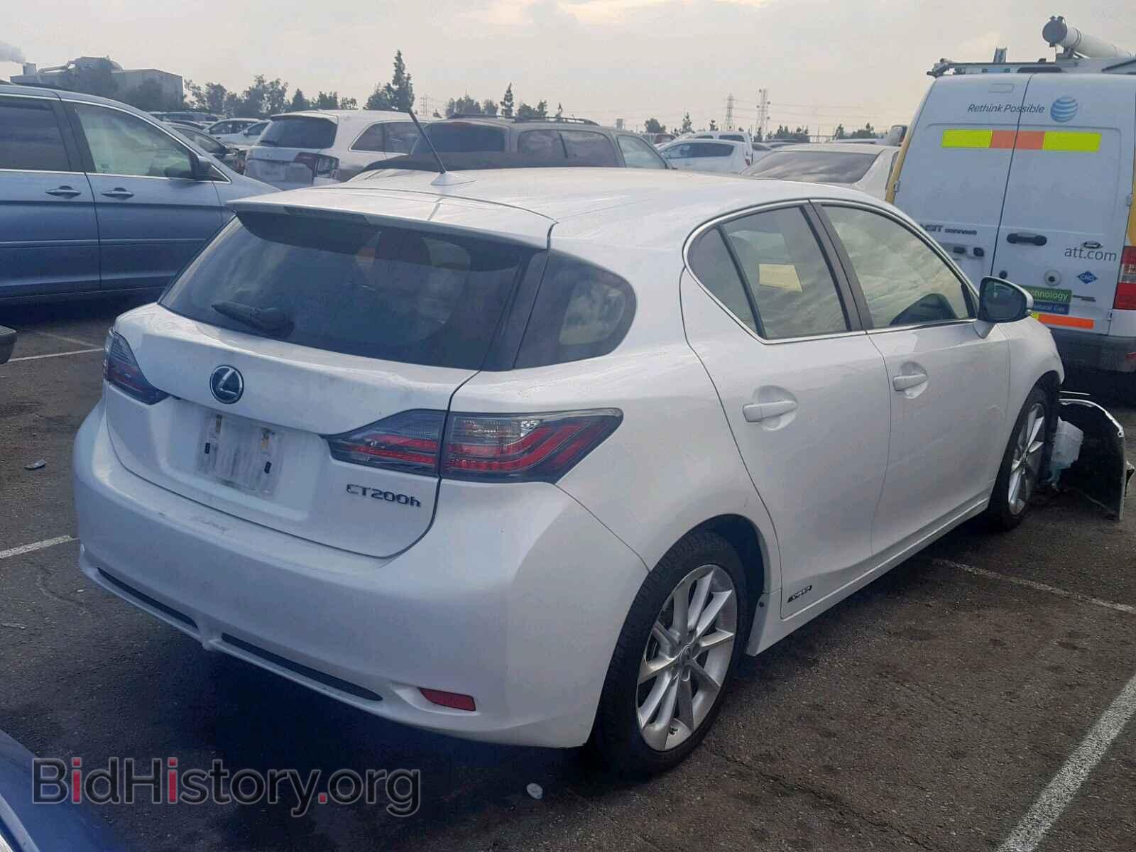 2013 LEXUS CT 200 - VIN: JTHKD5BH6D2126563 - Фото 4