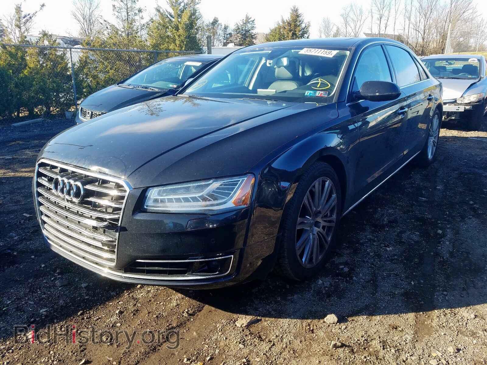 2015 AUDI A8 - VIN: WAU3GAFD5FN015448 - Фото 2