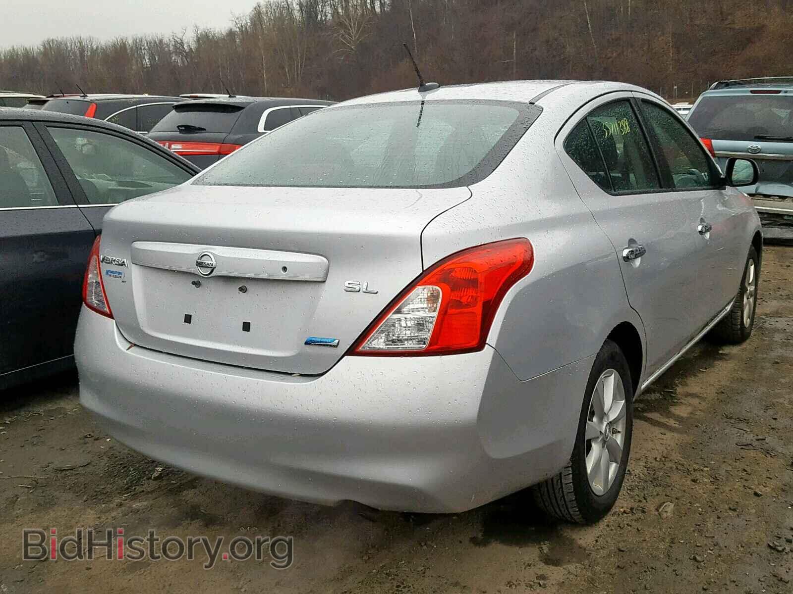 2012 NISSAN VERSA - VIN: 3N1CN7AP3CL835491 - Фото 4