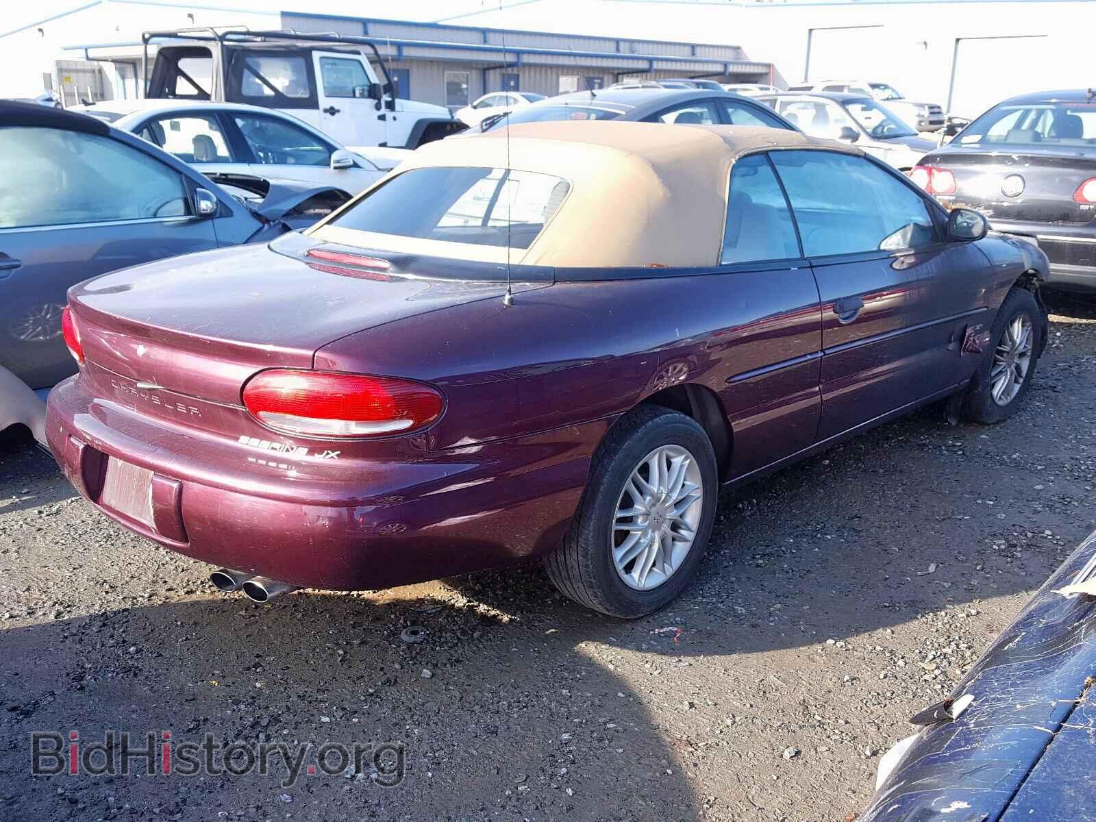 1999 CHRYSLER SEBRING - VIN: 3C3EL45H5XT586439 - Фото 4