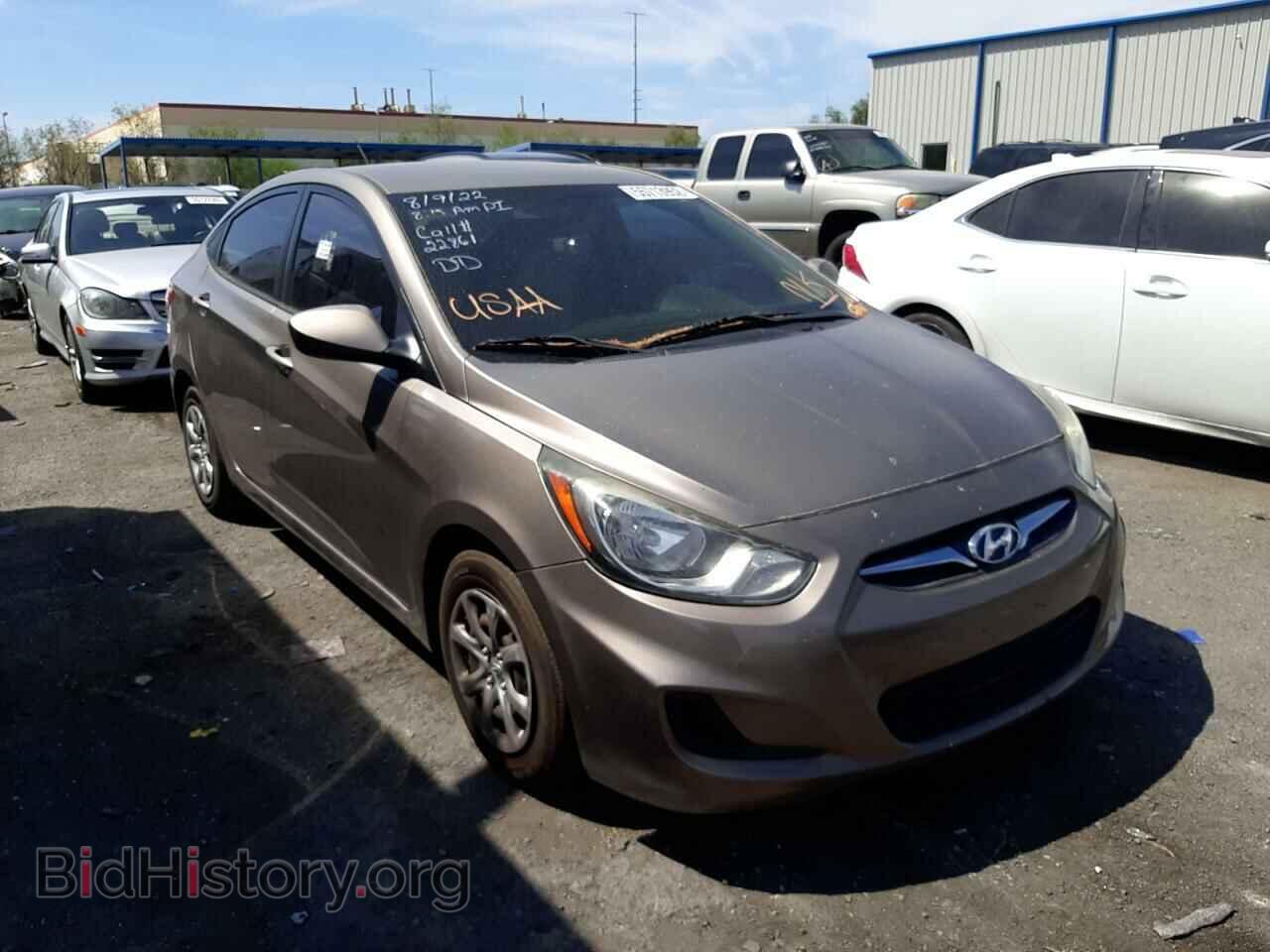 Photo KMHCT4AE3DU328156 - HYUNDAI ACCENT 2013