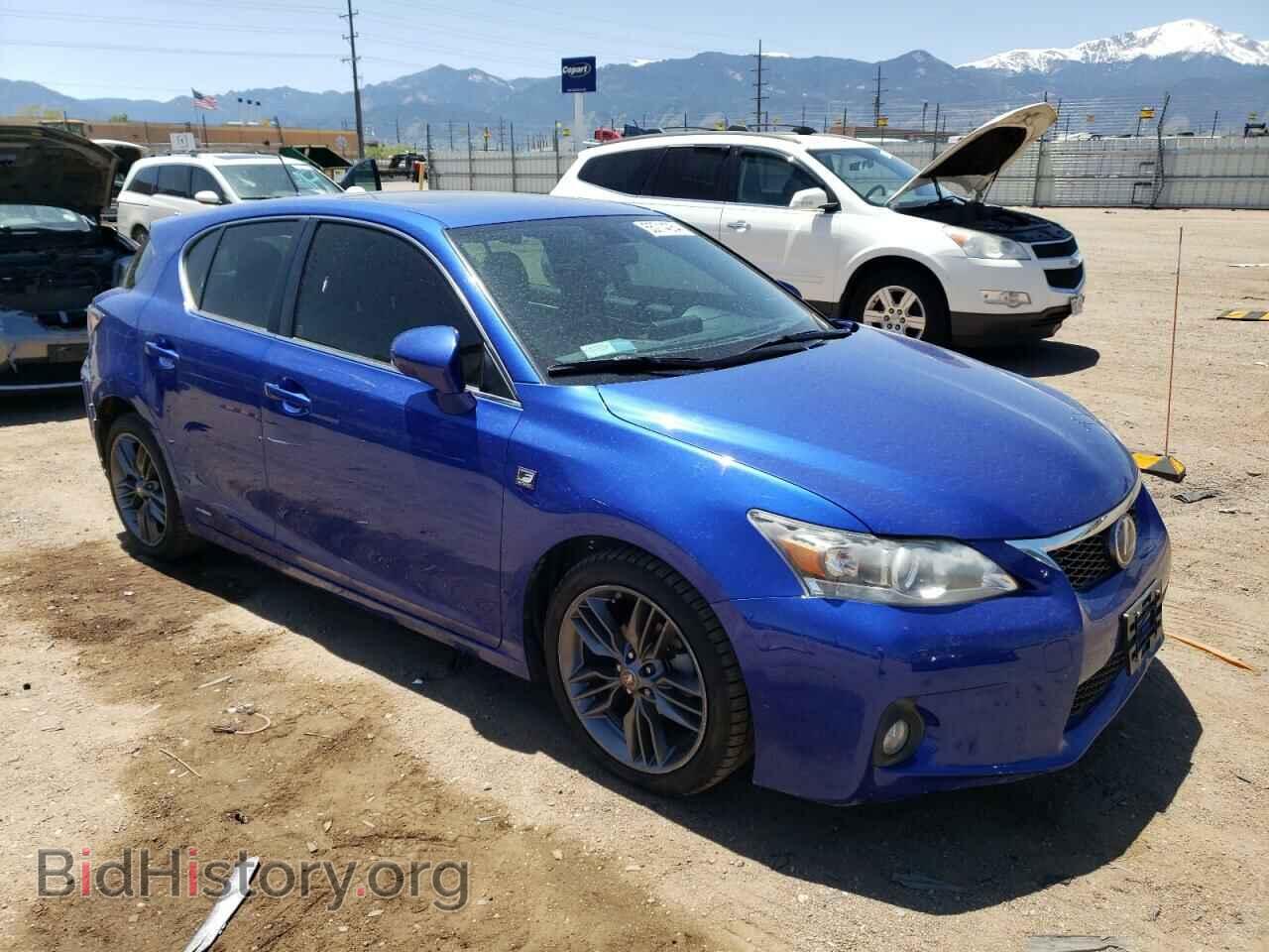 2012 LEXUS CT 200 - VIN: JTHKD5BH6C2048767 - Фото 4