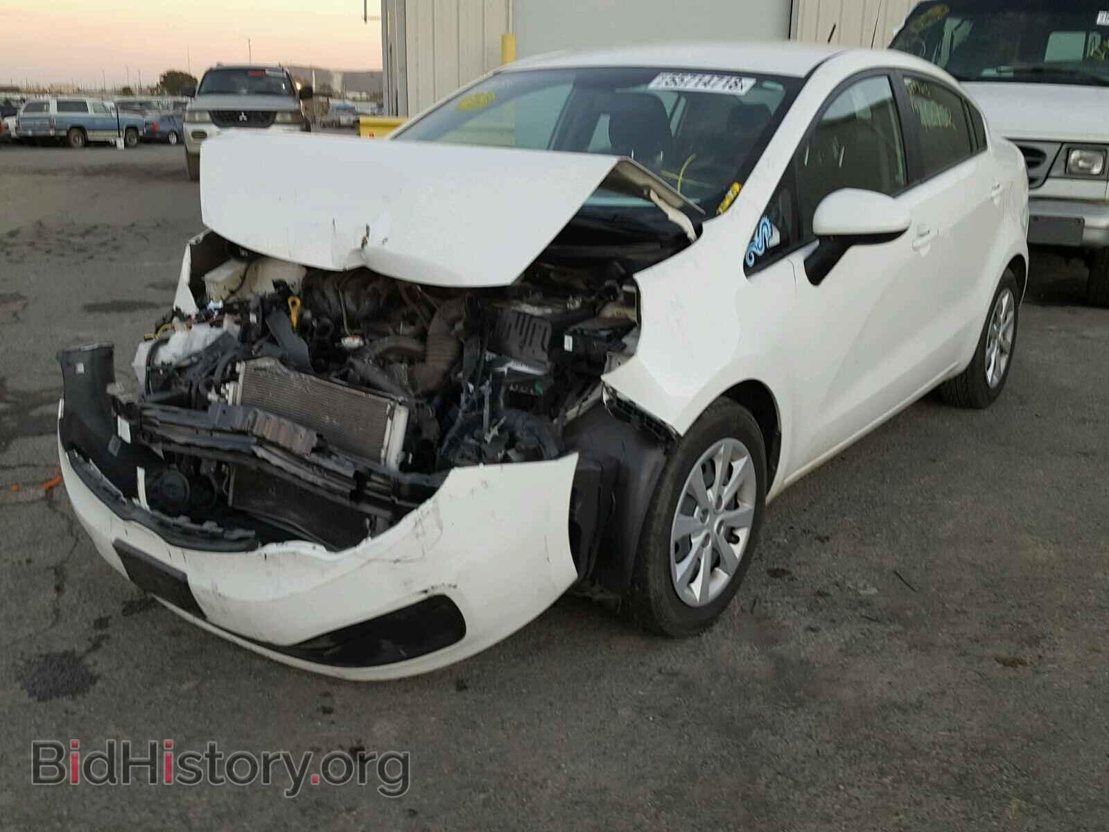 2013 KIA RIO - VIN: KNADM4A36D6176895 - Фото 2