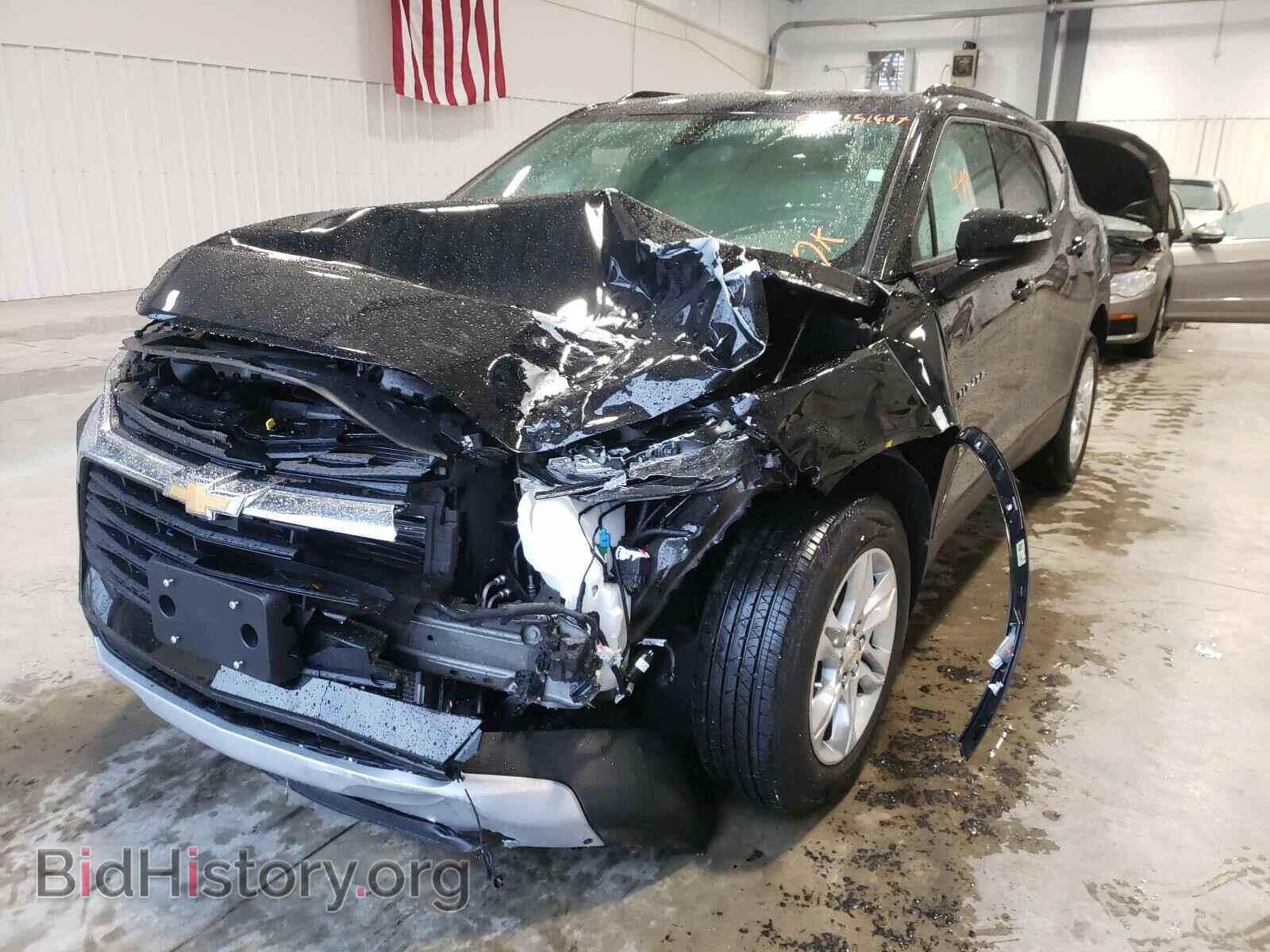 2021 CHEVROLET BLAZER - VIN: 3GNKBBRA1MS500457 - Фото 2