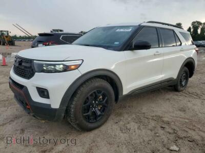 2021 Ford EXPLORER Timberline, белый — VIN 1FMSK8JH1MGC15580, Copart