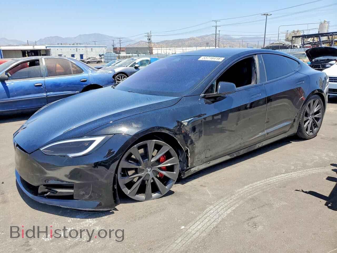 Photo 5YJSA1E43MF423380 - TESLA MODEL S 2021