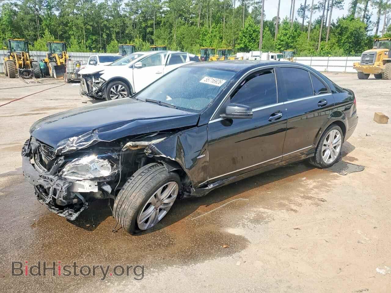 Photo WDDGF4HB3CR236237 - MERCEDES-BENZ C-CLASS 2012