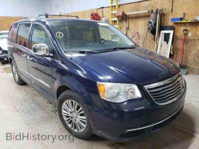 2013 Chrysler MINIVAN Town & COU, blue — VIN 2C4RC1CG1DR735045, Copart