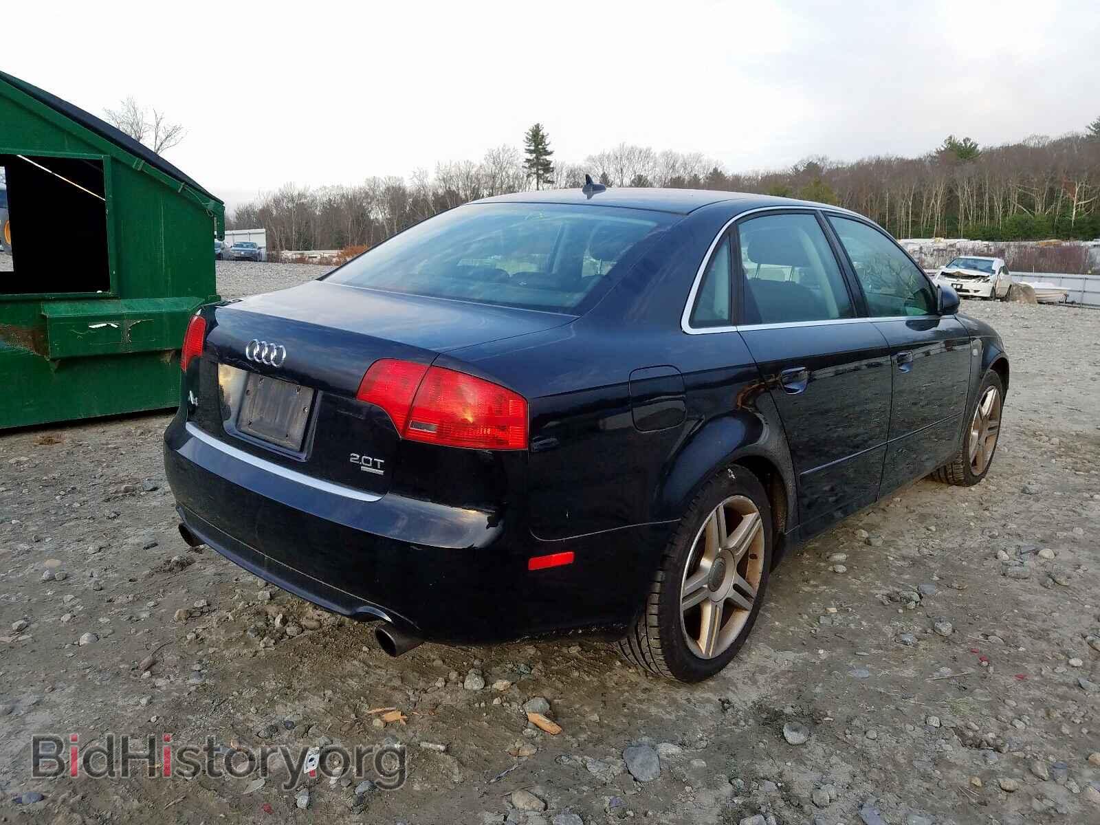 2007 AUDI A4 - VIN: WAUDF78E17A152640 - Фото 4