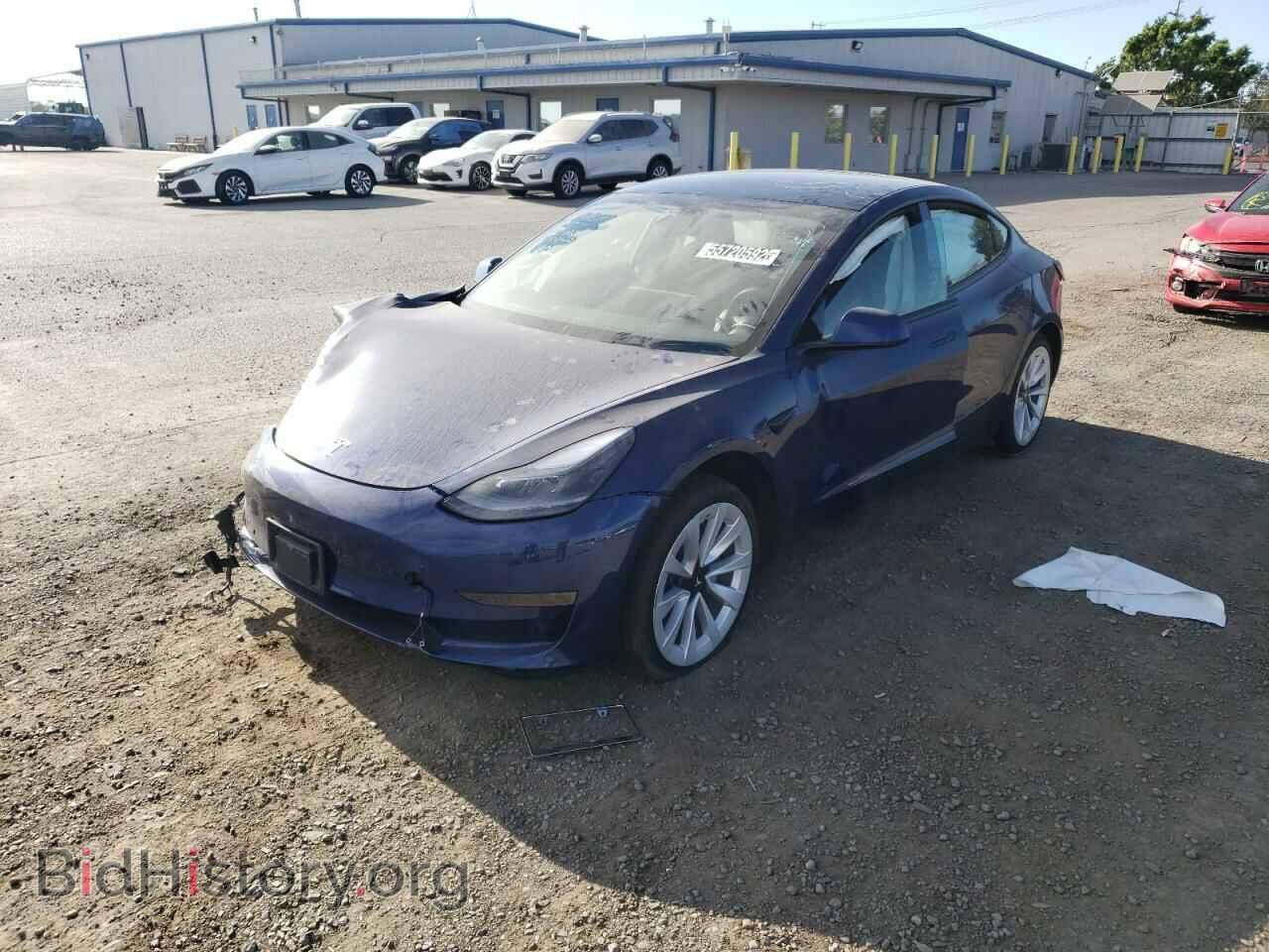 2022 TESLA MODEL 3 - VIN: 5YJ3E1EA8NF145477 - Photo 2