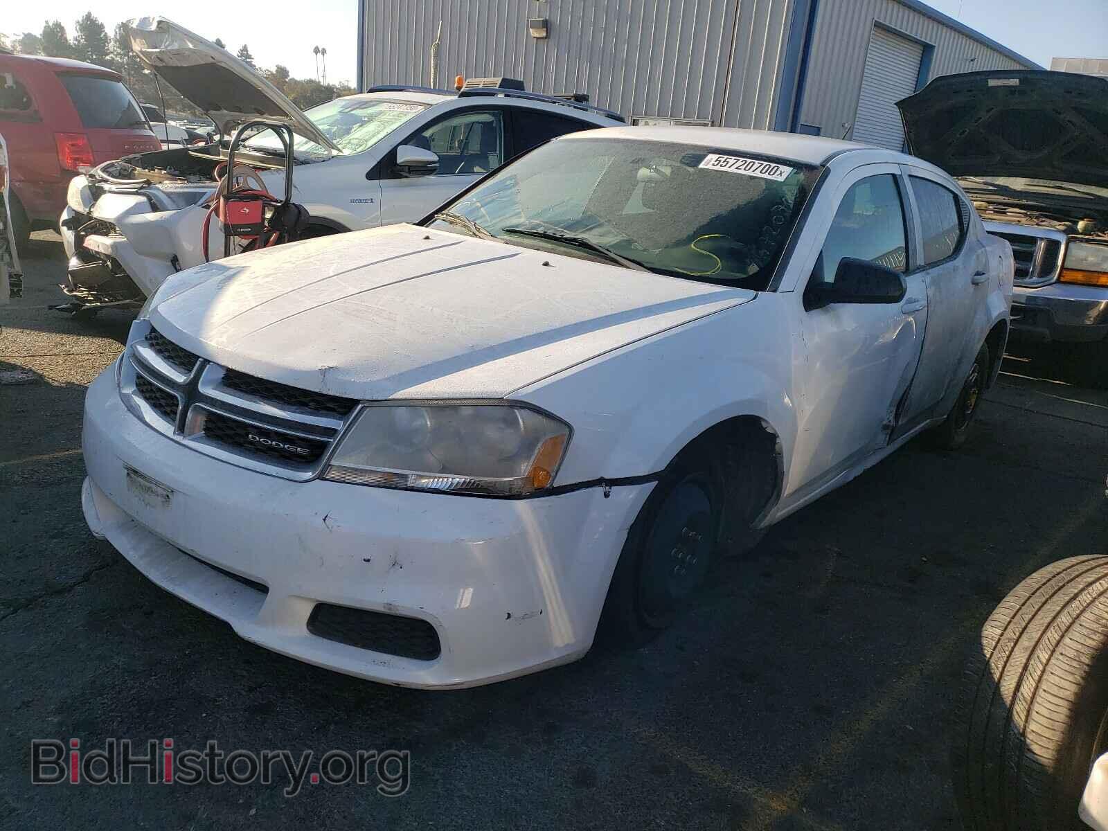 2011 DODGE AVENGER - VIN: 1B3BD4FB8BN626139 - Фото 2