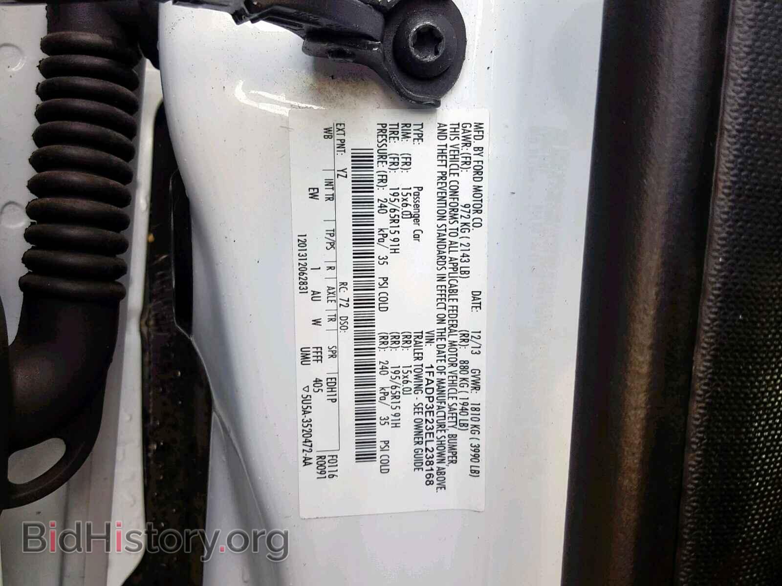 2014 FORD FOCUS - VIN: 1FADP3E23EL238168 - Photo 10