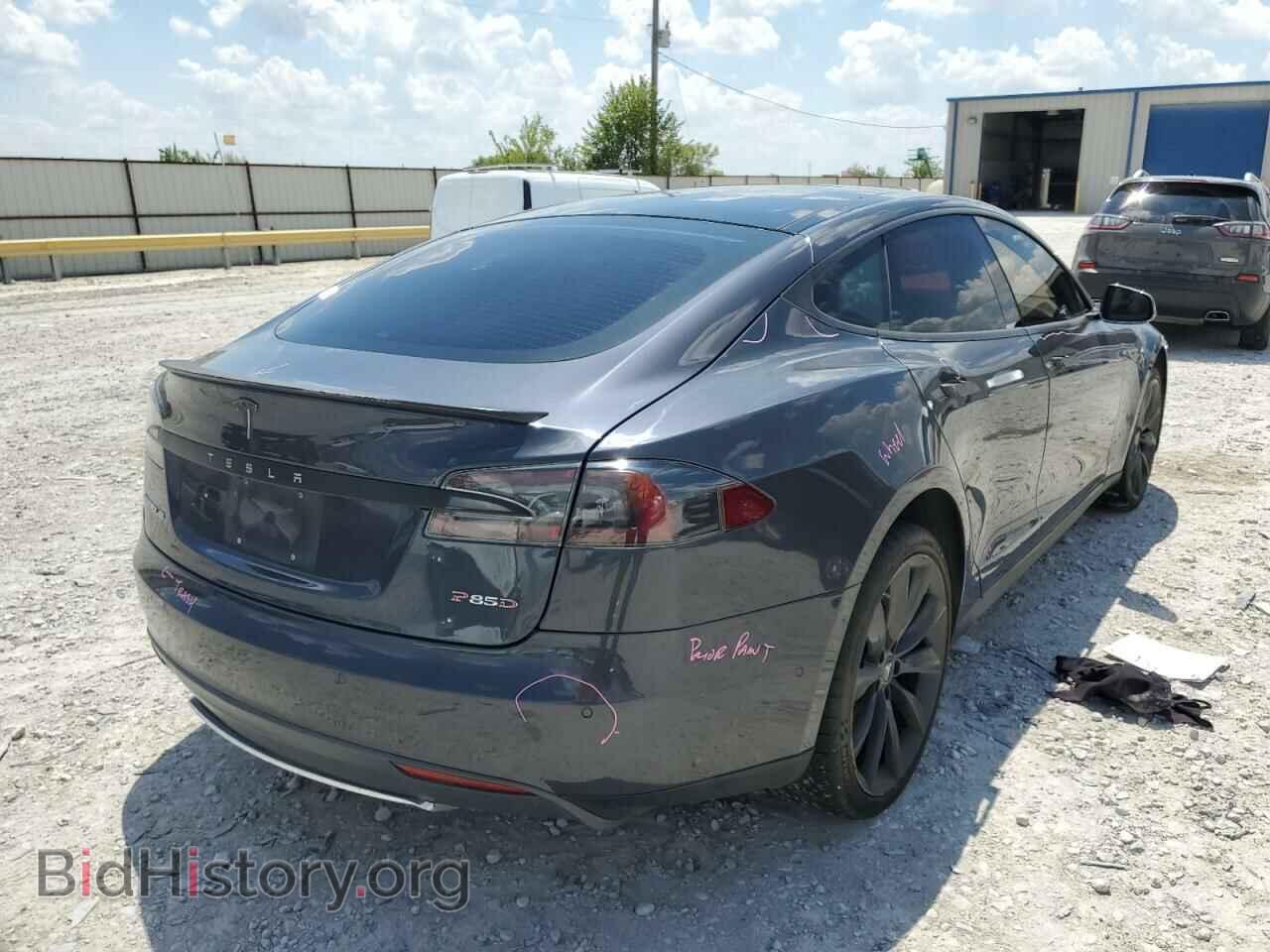 2014 TESLA MODEL S - VIN: 5YJSA1H22EFP62692 - Фото 4