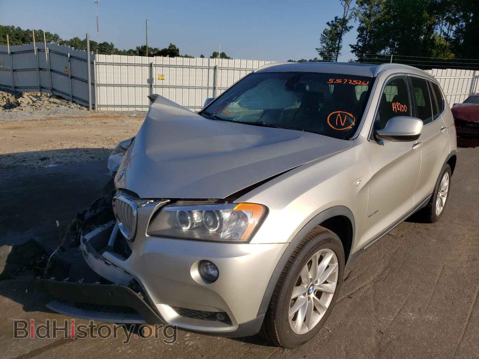 2013 BMW X3 - VIN: 5UXWX9C56D0A25154 - Фото 2