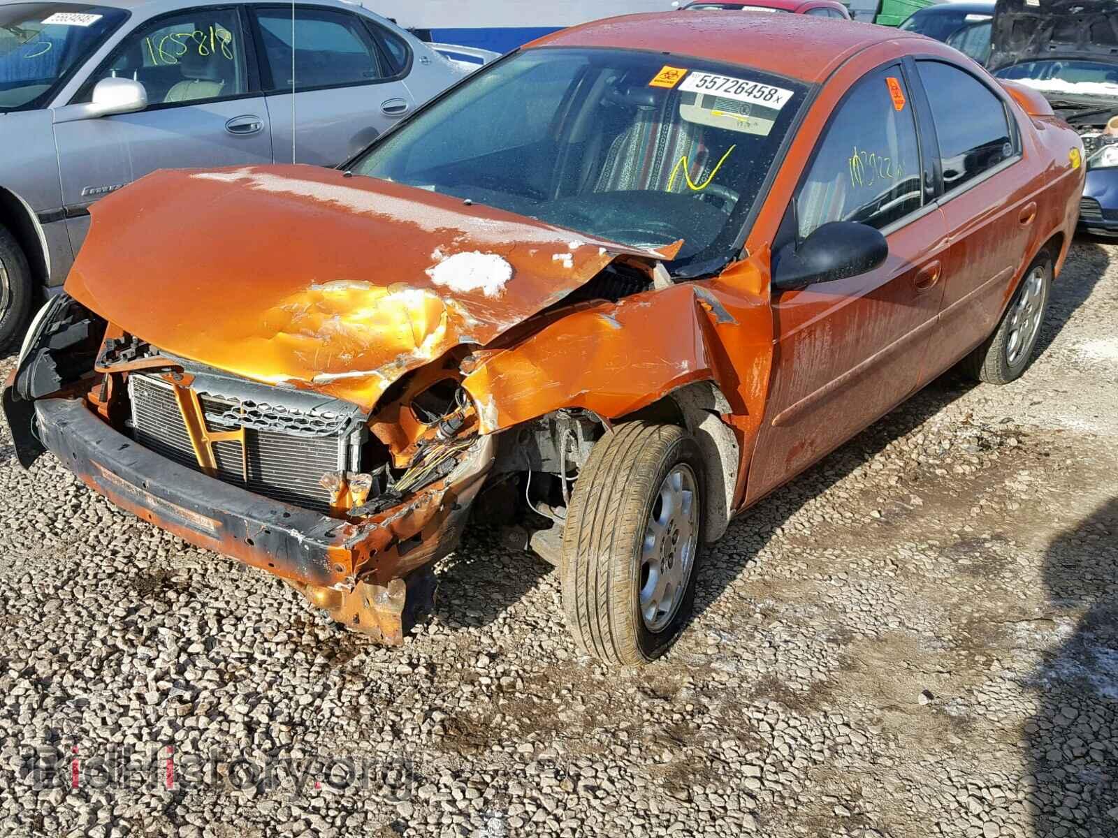 2005 DODGE NEON - VIN: 1B3ES56C15D254445 - Фото 2
