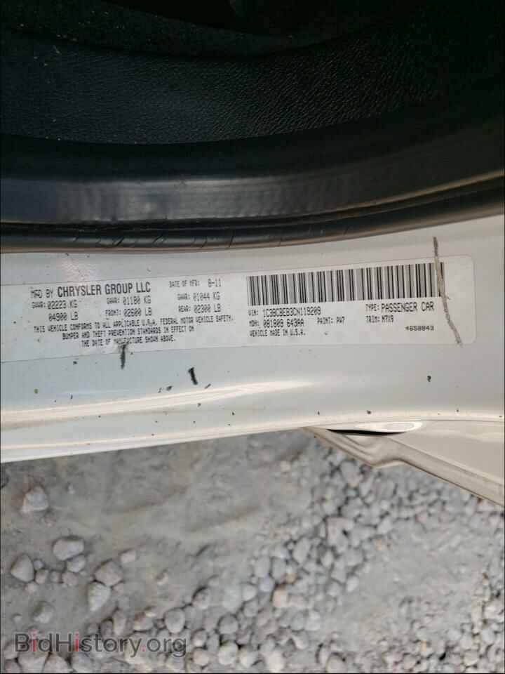 2012 CHRYSLER 200 - VIN: 1C3BCBEB3CN119209 - Фото 10