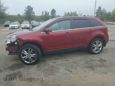 2013 Ford EDGE Limited, бордовый — VIN 2FMDK3KC6DBE15750, Copart