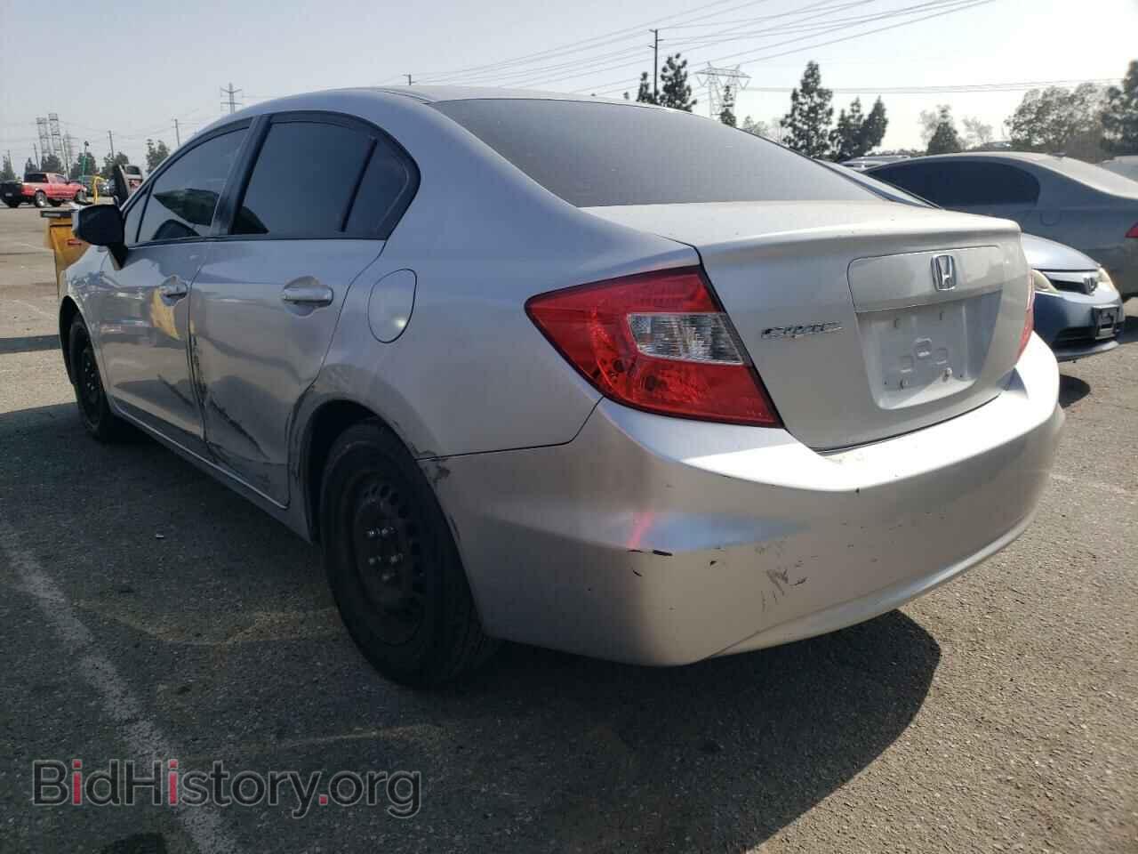 2012 HONDA CIVIC - VIN: 2HGFB2F55CH607192 - Фото 2