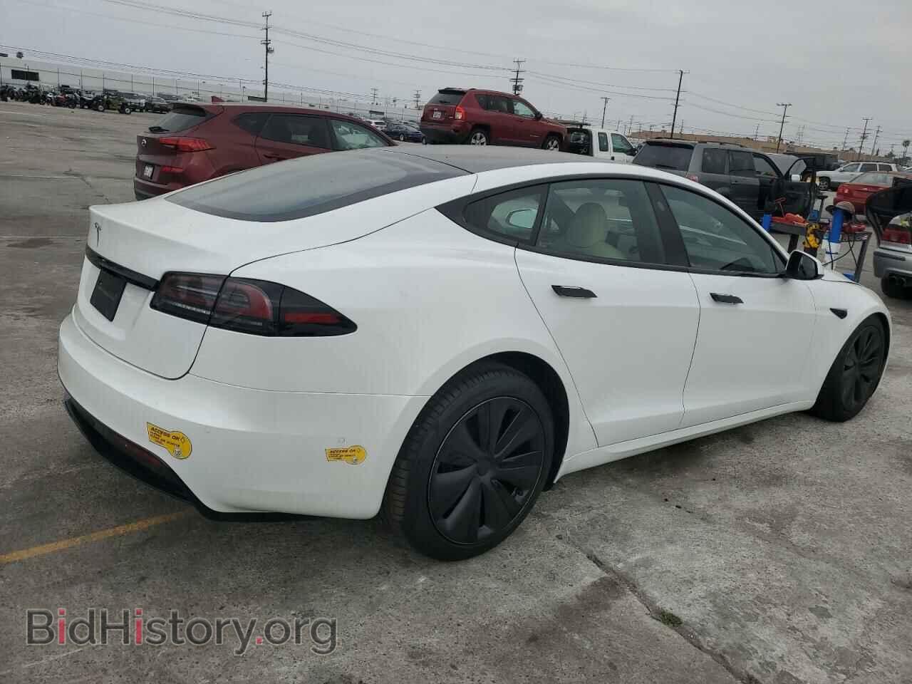 2022 TESLA MODEL S - VIN: 5YJSA1E50NF475205 - Фото 3