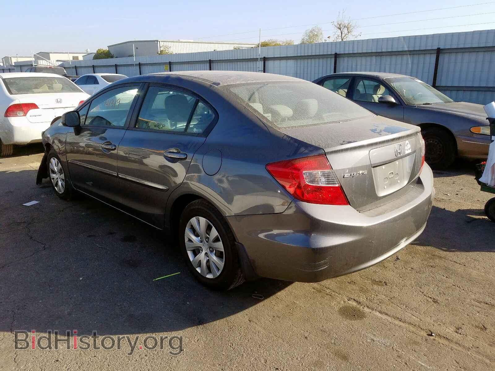 2012 HONDA CIVIC LX - VIN: 19XFB2F56CE371663 - Фото 3