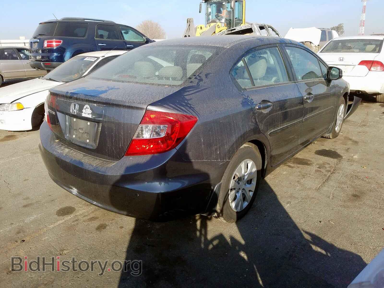 2012 HONDA CIVIC LX - VIN: 19XFB2F56CE371663 - Фото 4