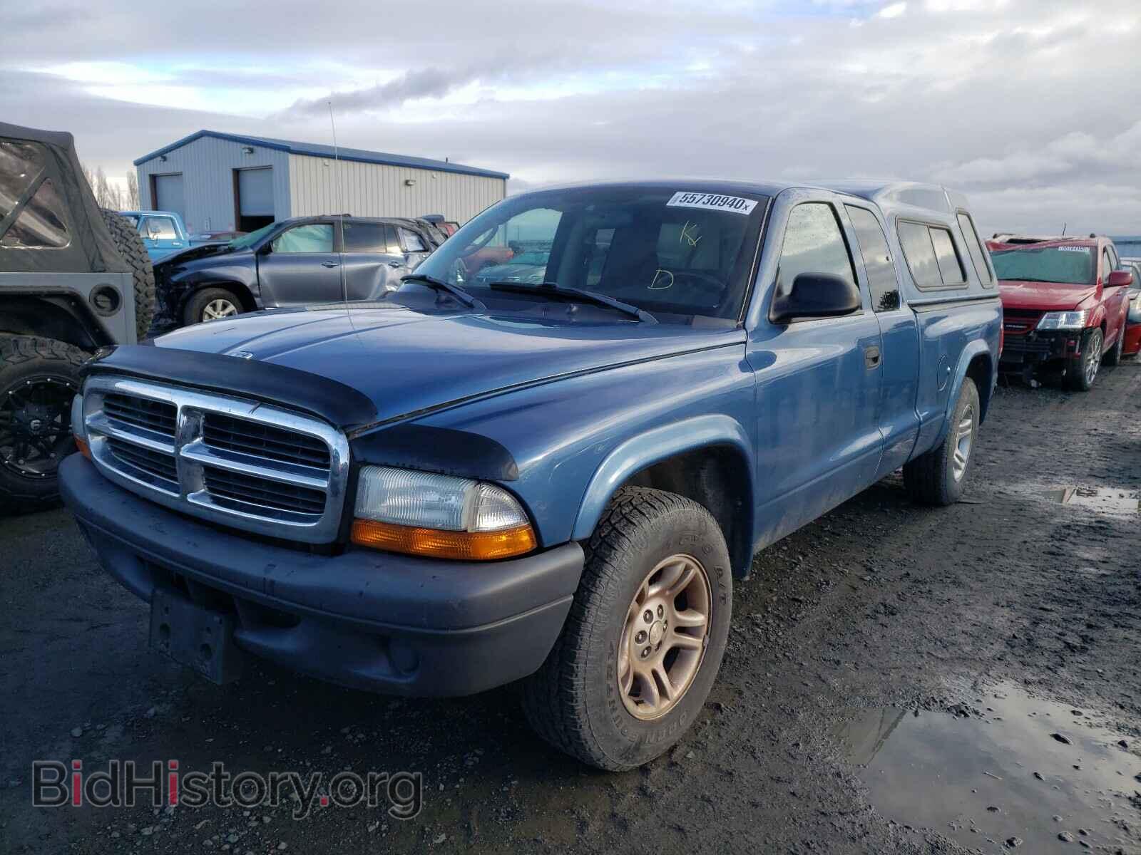 2004 DODGE DAKOTA - VIN: 1D7GL12K74S748447 - Фото 2