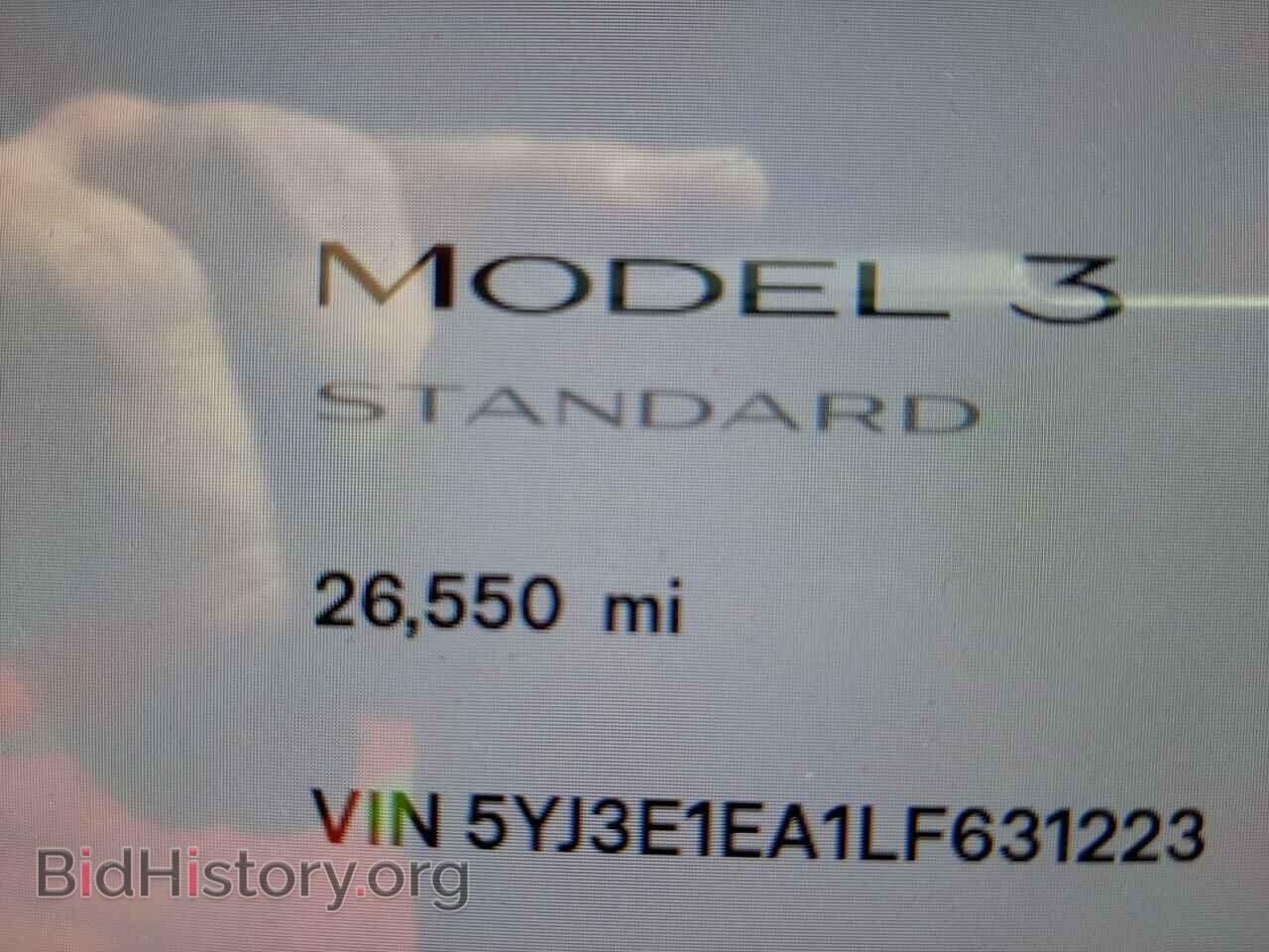 2020 TESLA MODEL 3 - VIN: 5YJ3E1EA1LF631223 - Фото 8