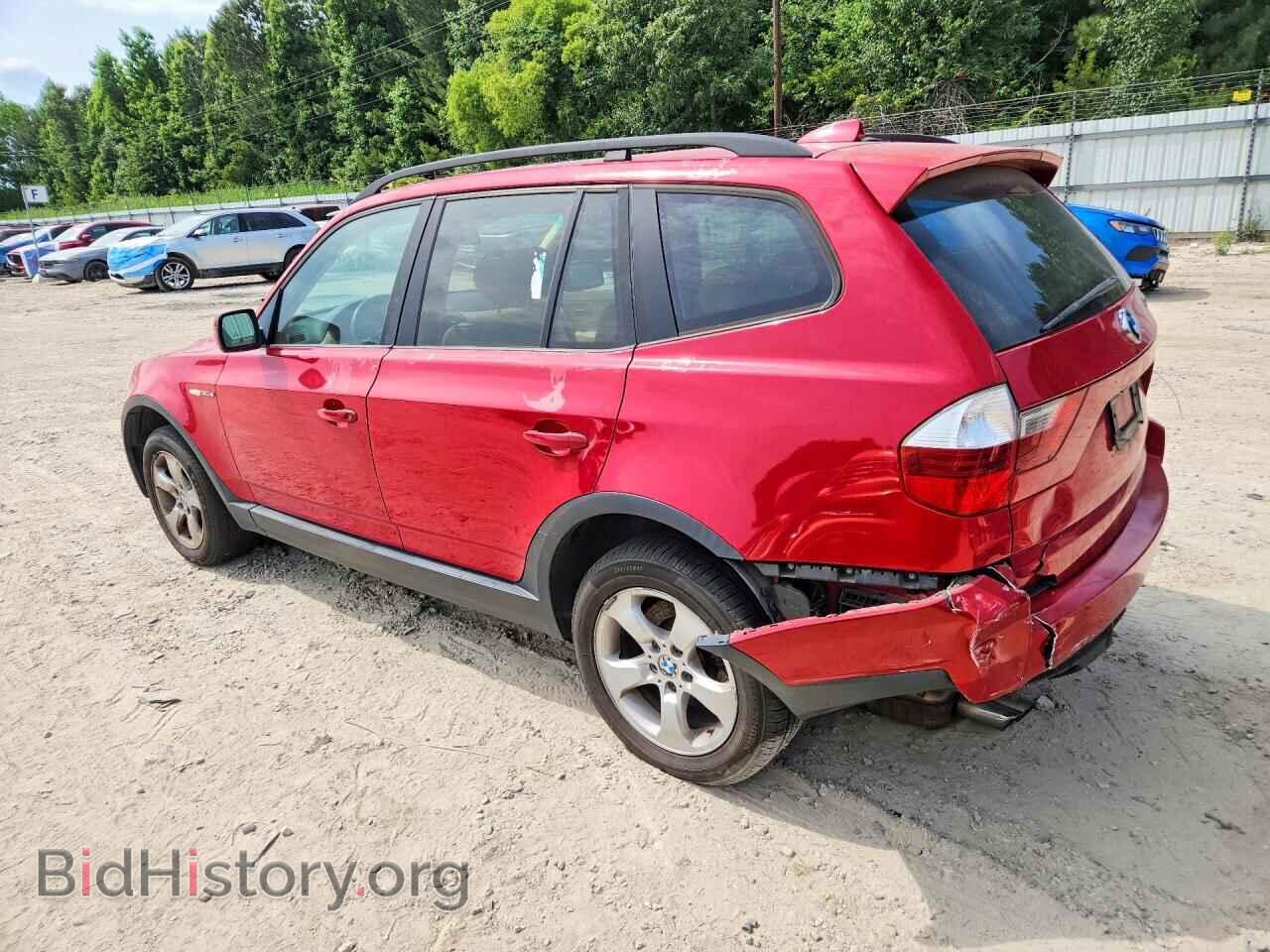 2007 BMW X3 - VIN: WBXPC93467WF13694 - Фото 2