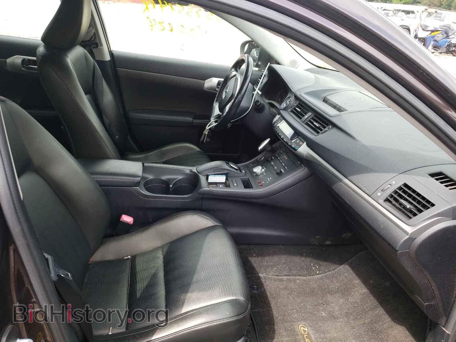 2012 LEXUS CT 200 - VIN: JTHKD5BH3C2114322 - Фото 5