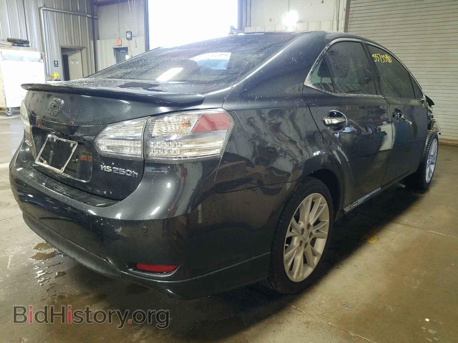 2010 LEXUS HS - VIN: JTHBB1BA6A2020045 - Фото 4