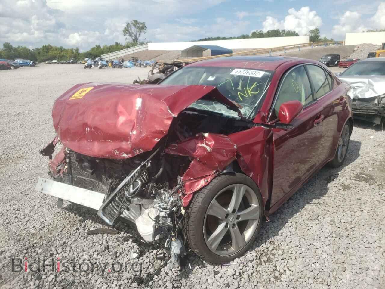 2012 LEXUS IS - VIN: JTHBF5C26C5168488 - Фото 2