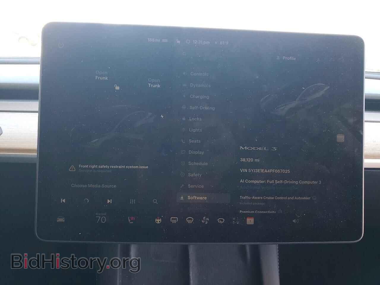 2023 TESLA MODEL 3 - VIN: 5YJ3E1EA4PF667025 - Photo 9