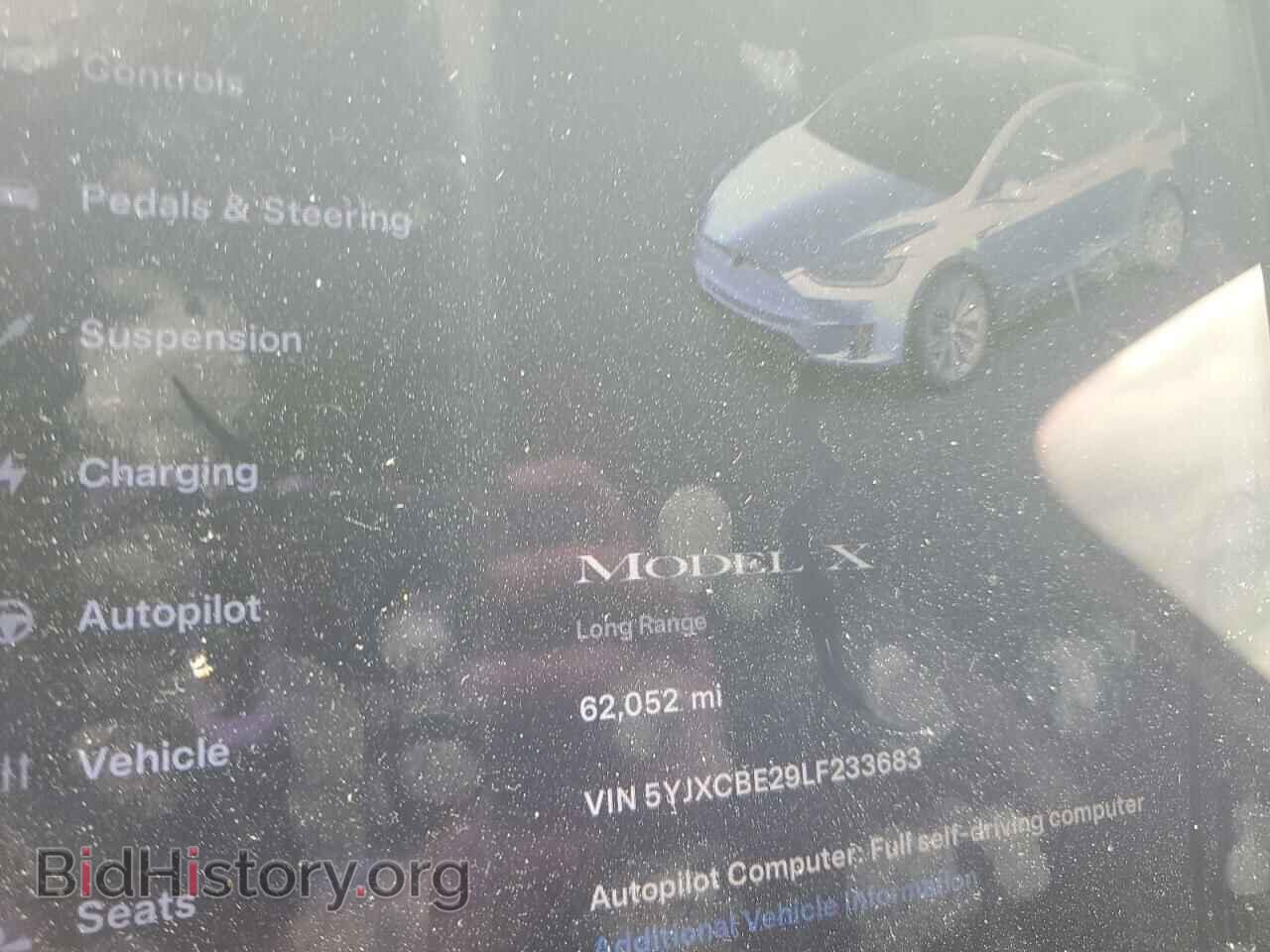 2020 TESLA MODEL X - VIN: 5YJXCBE29LF233683 - Photo 9