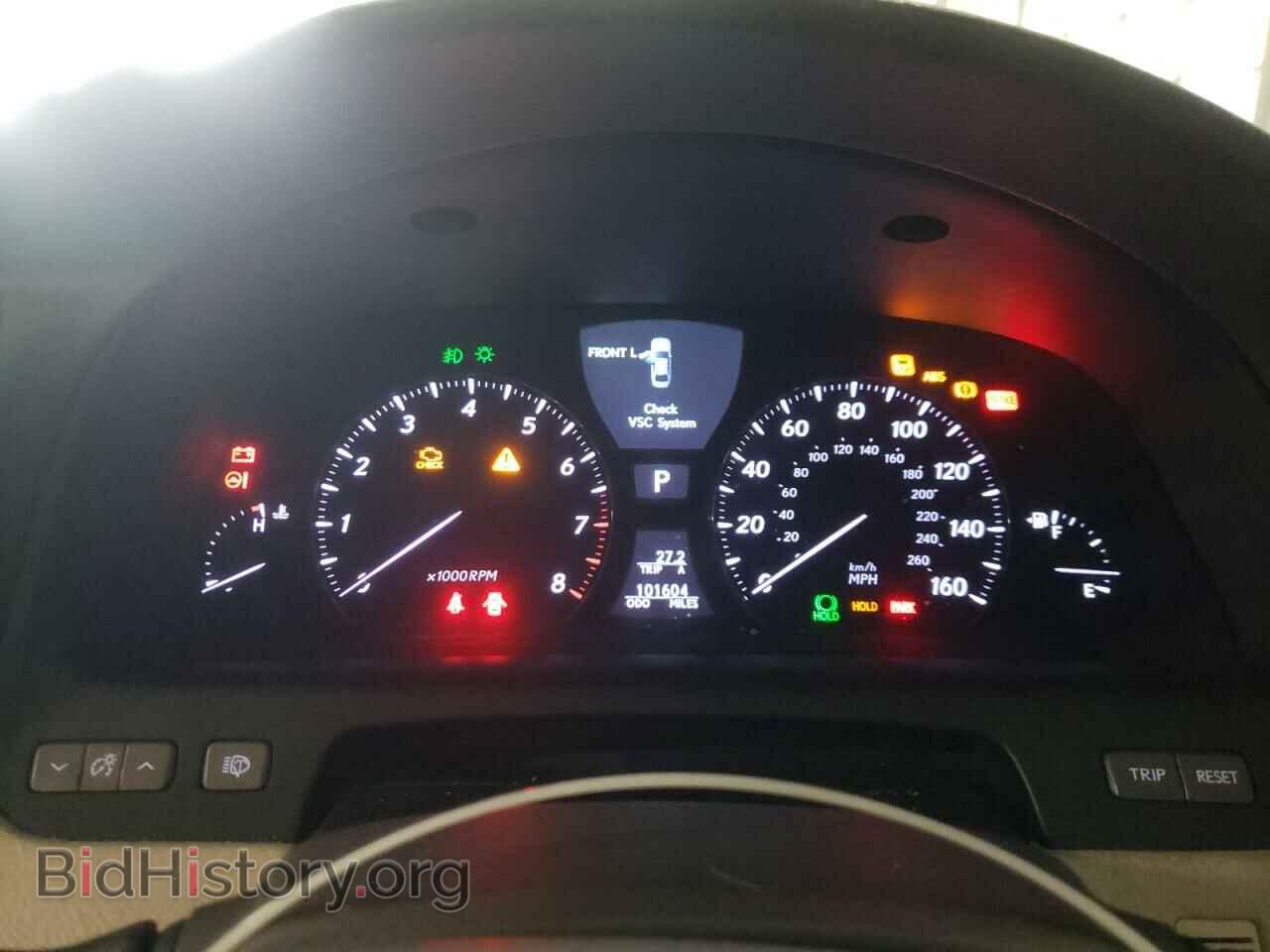 2007 LEXUS LS460 - VIN: JTHBL46F375040409 - Фото 9