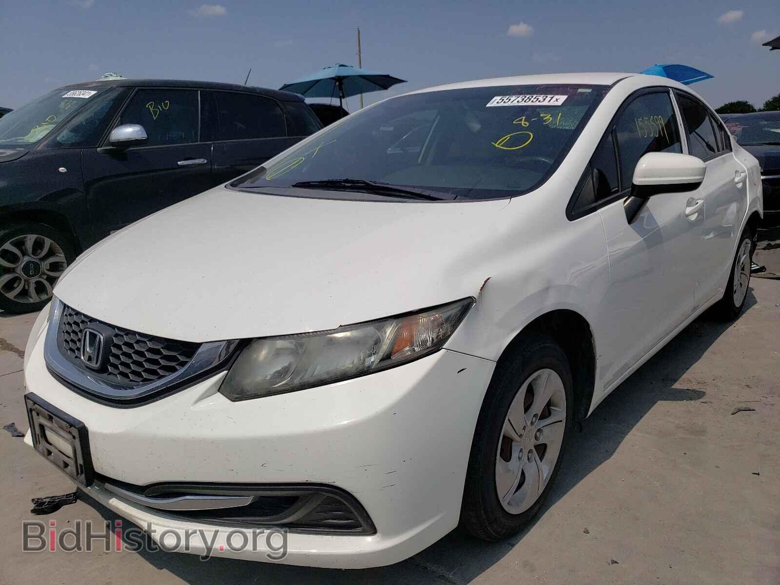 2015 HONDA CIVIC - VIN: 19XFB2F54FE019718 - Фото 2