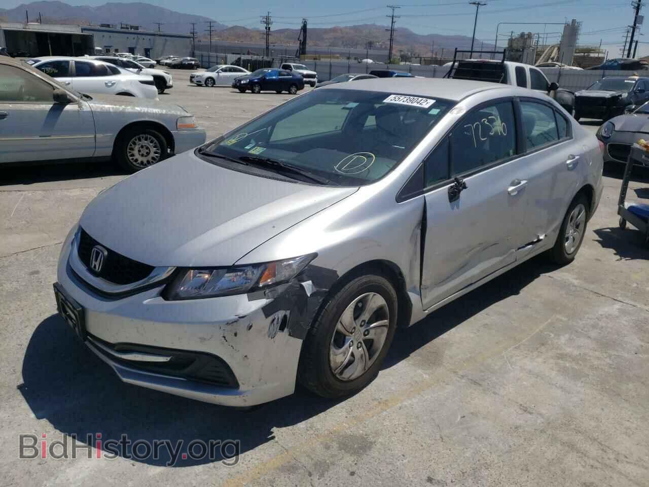 2013 HONDA CIVIC - VIN: 19XFB2F51DE041351 - Фото 2